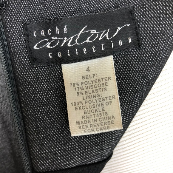 Cache Contour Sheath Bodycon Dress denim - Picture 6 of 7